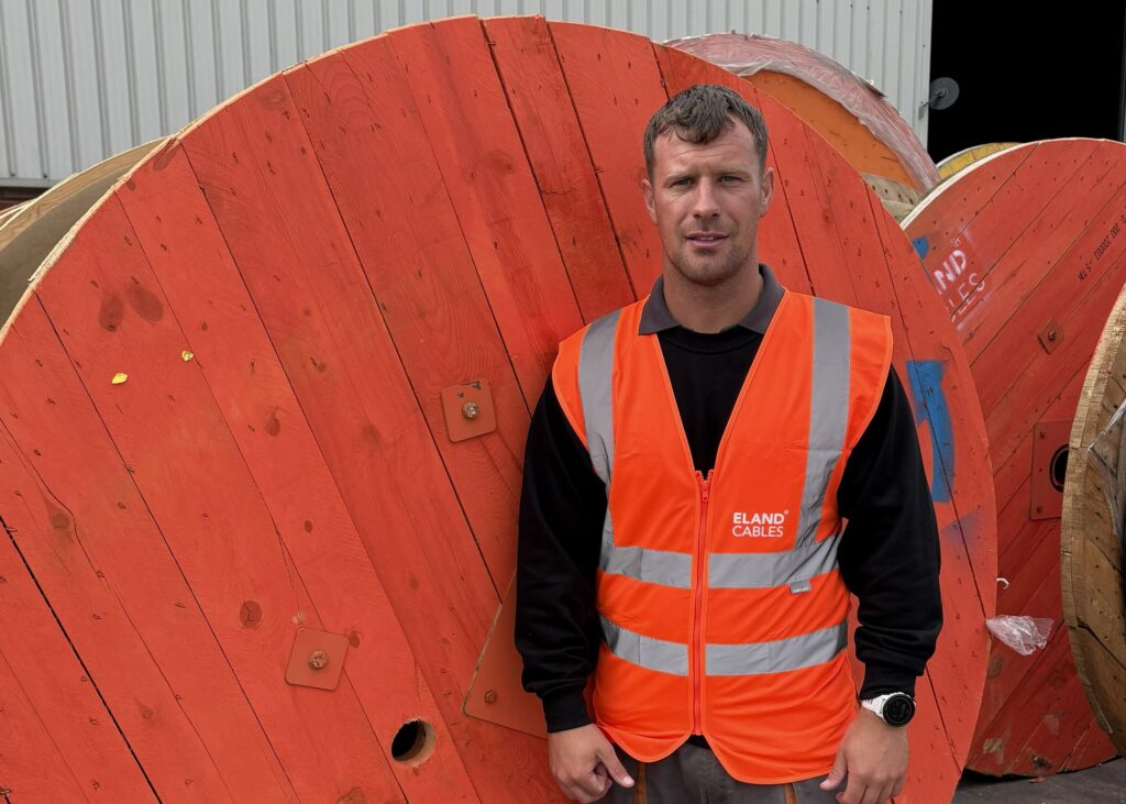 Ben Pankovics, warehouse shift supervisor at Eland Cables, who started on the Real Living Wage